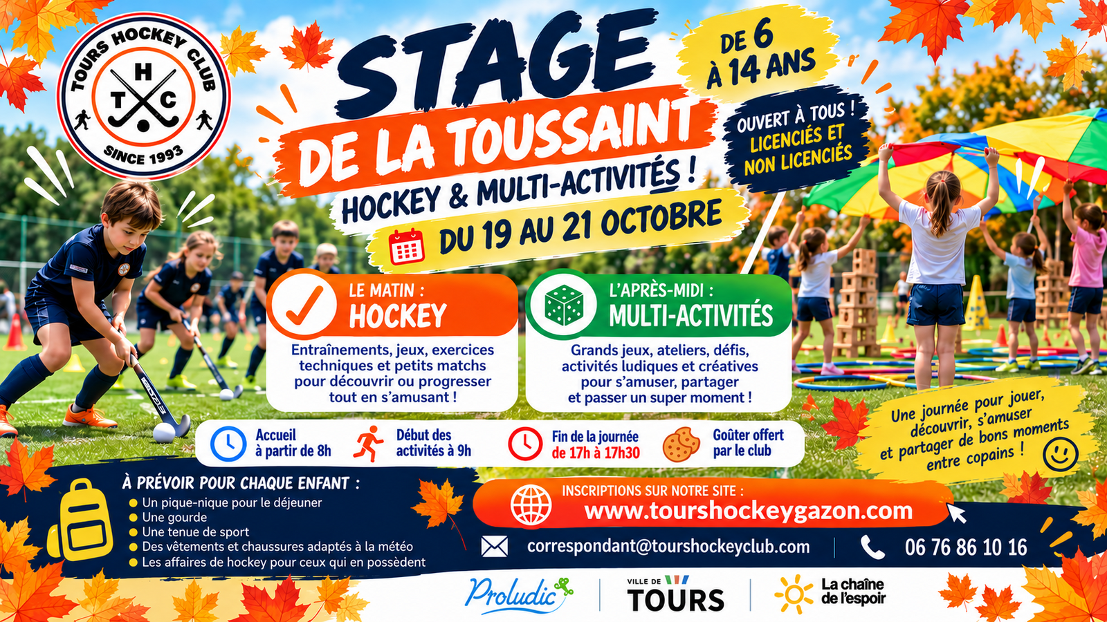 Stage Hockey / multi activités