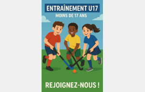 Entrainement U17 (nés entre 2011 et 2009)